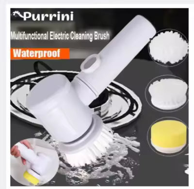 5 in 1 Electric Cleaning Brush Rotating Scrubber