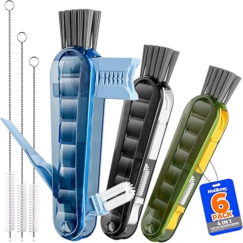 1pc MultiPro 3-in-1 Portable Cup and Bottle Cleaning Brush