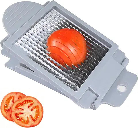 Tomato Slicer, Tomato Cutter Vegetable Slicer, Stainless Steel Blades for Home Use