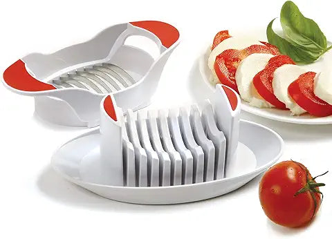 Tomato Slicer, Tomato Cutter Vegetable Slicer, Stainless Steel Blades for Home Use