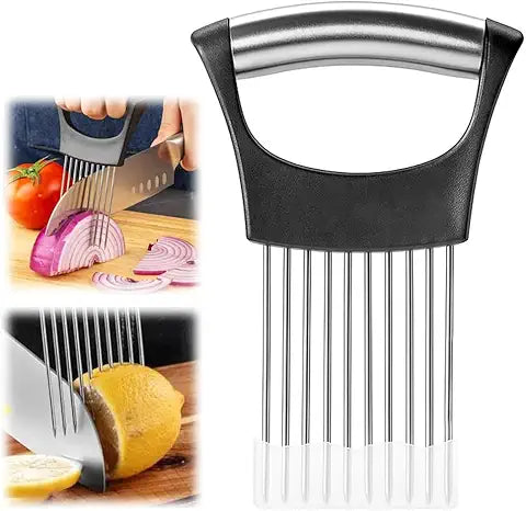Tomato Slicer, Tomato Cutter Vegetable Slicer, Stainless Steel Blades for Home Use