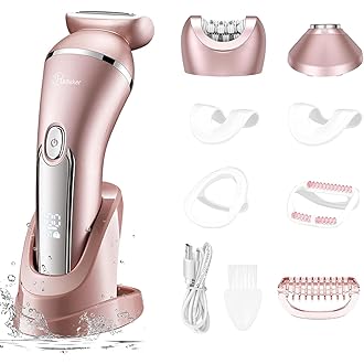 5 in 1 Electric Shaver for Women, Epilators Hair Removal for Women's Body