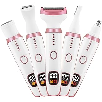 5 in 1 Electric Shaver for Women, Epilators Hair Removal for Women's Body